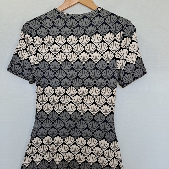 Markus Lupfer Viscose Knit Shell Print Sweater Knit Dress Medium M - Picture 10 of 11